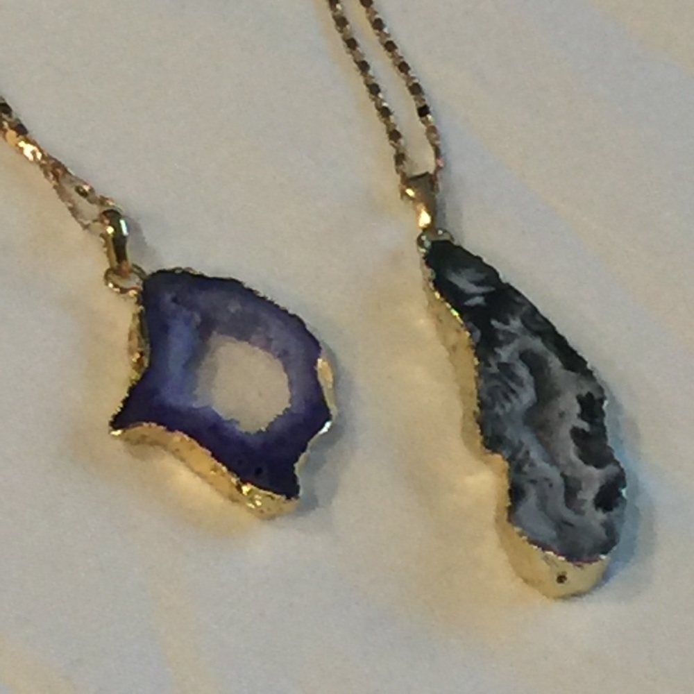 Druzy Gemstone Necklace